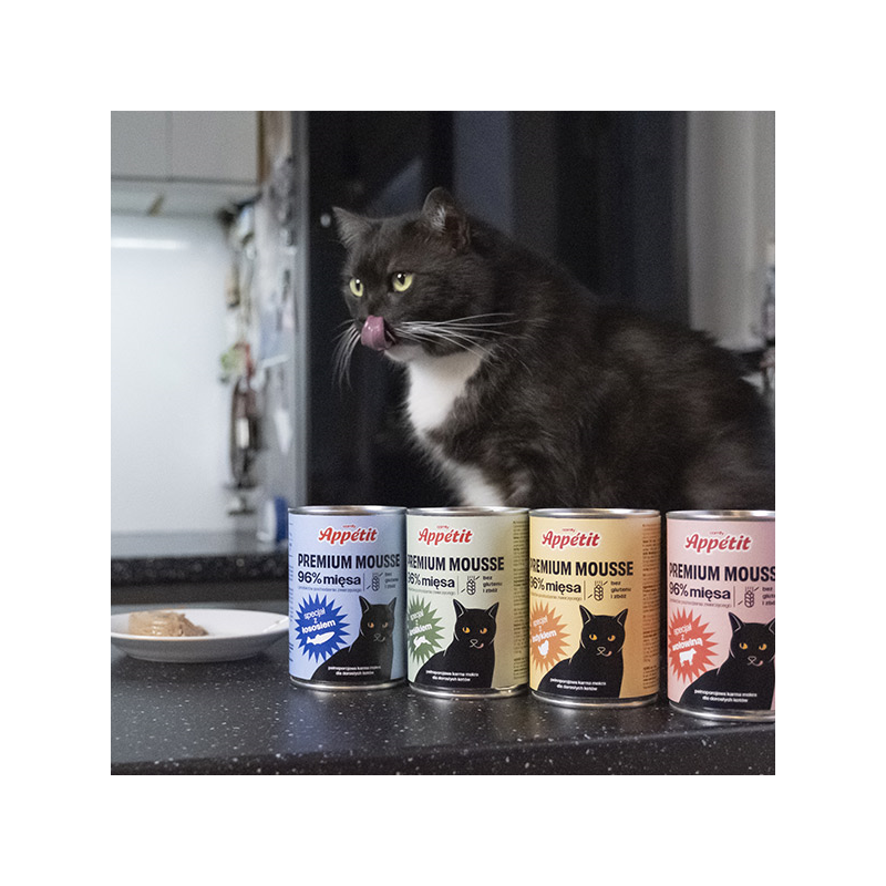 Comfy Appetit Premium konservai katėms su jautiena, 400 g