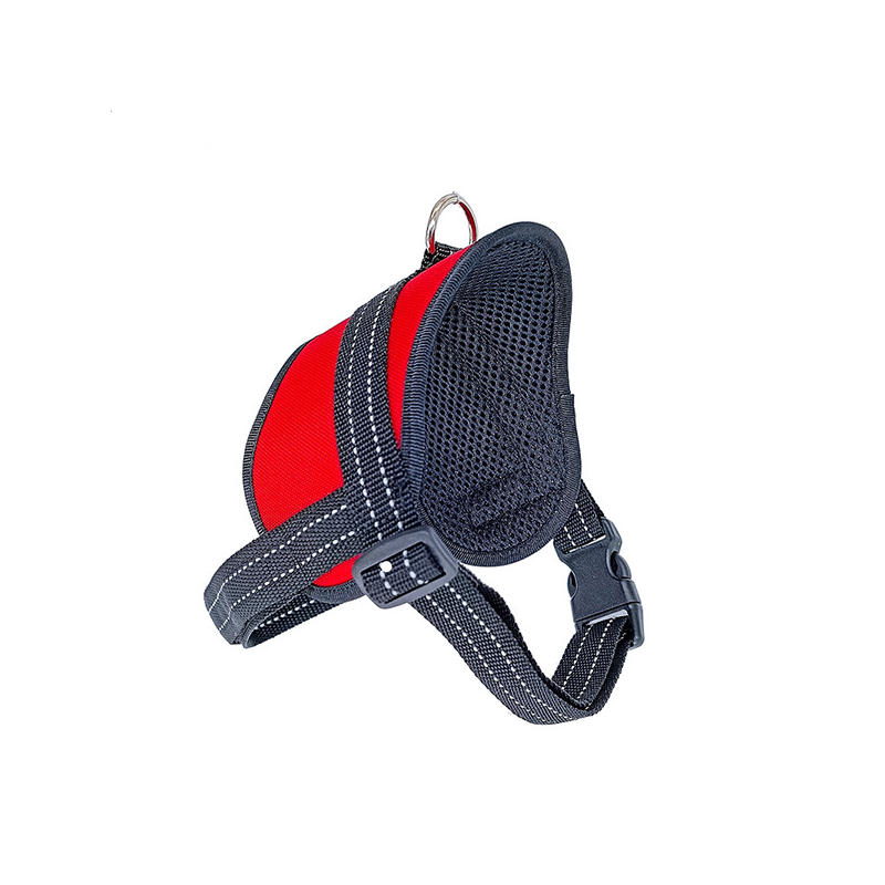 Fleksas raudonos petnešos šunims, S, 45 cm