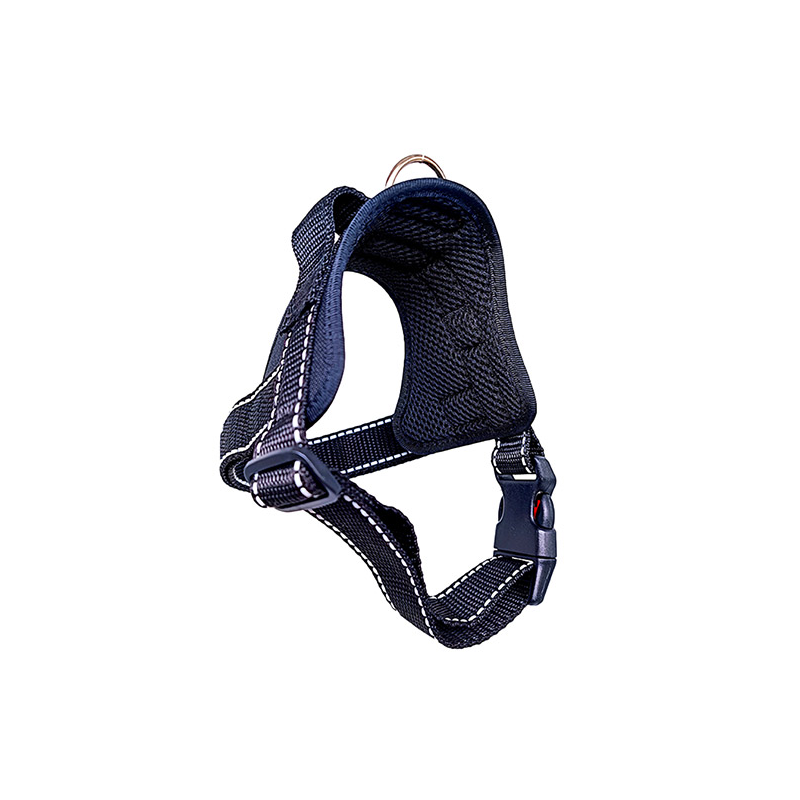 Fleksas juodos petnešos su rankena šunims, L, 75 cm