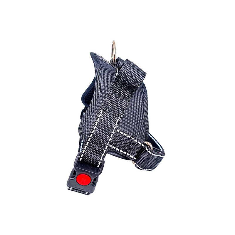 Fleksas juodos petnešos su rankena šunims, L, 75 cm