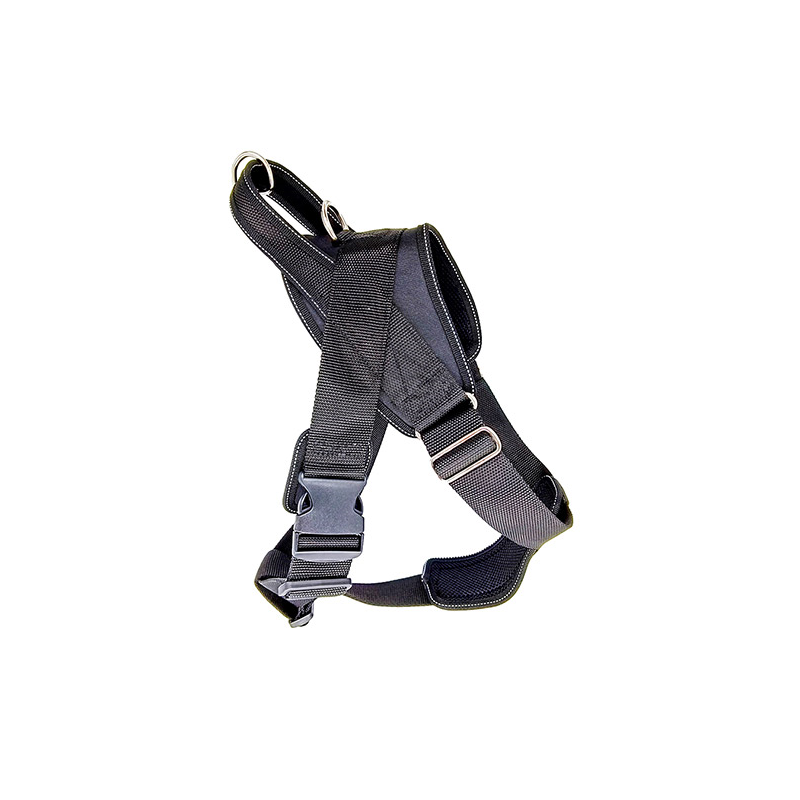 Fleksas juodos petnešos šunims, XXL, 90x105 cm