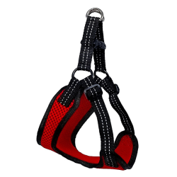 Fleksas raudonos petnešos šunims, S, 40x48 cm