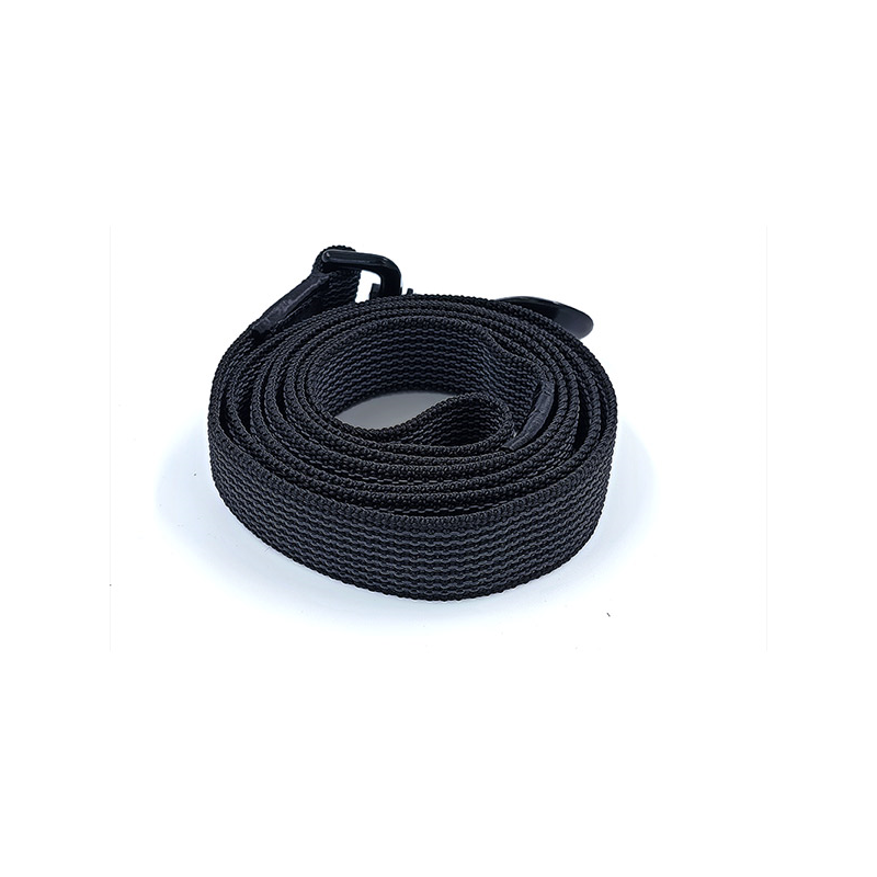 Fleksas juodas pavadėlis šunims, 6 m