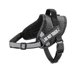 Nobleza „Do not touch“ petnešos šuniui, S, 46–62 cm