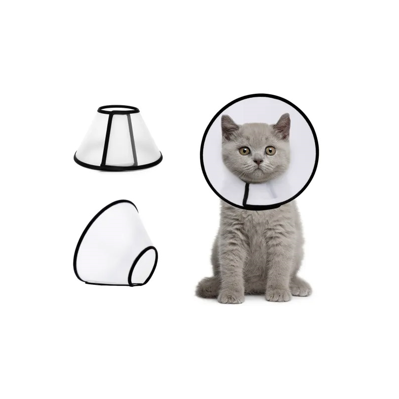 Nobleza plastikinė apykaklė augintiniams 13–15 cm