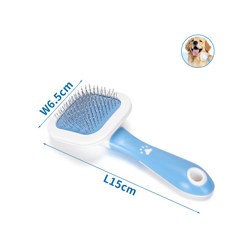 Nobleza šukos su besisukančia galvute augintiniams, 6,5x15 cm