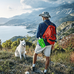 Nobleza nešiojama vandens talpykla šunims, 750 ml