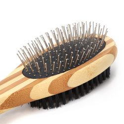 Nobleza dvipusės, bambukinės šukos šunims, katėms, M, 21x6 cm