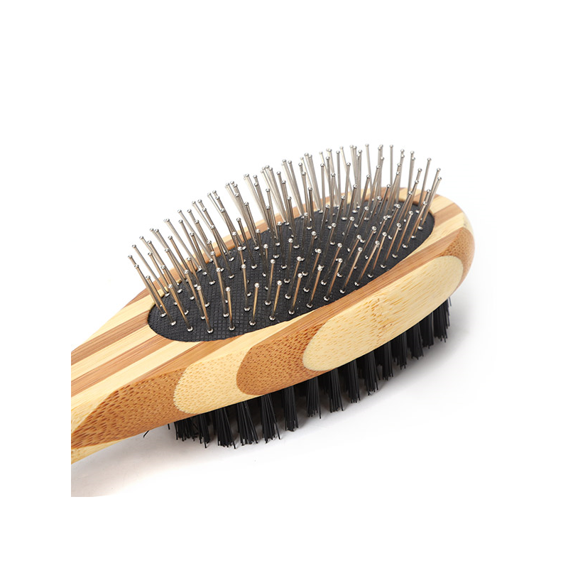 Nobleza dvipusės, bambukinės šukos šunims, katėms, M, 21x6 cm