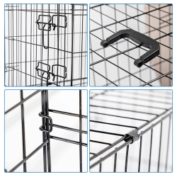 Nobleza metalinis narvas šuniui, XL, 106x71,5x76 cm