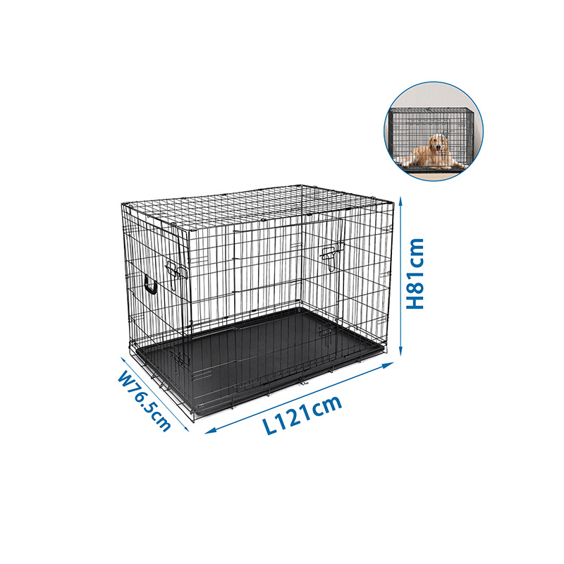 Nobleza metalinis narvas šuniui, XXL, 121x76,5x81 cm