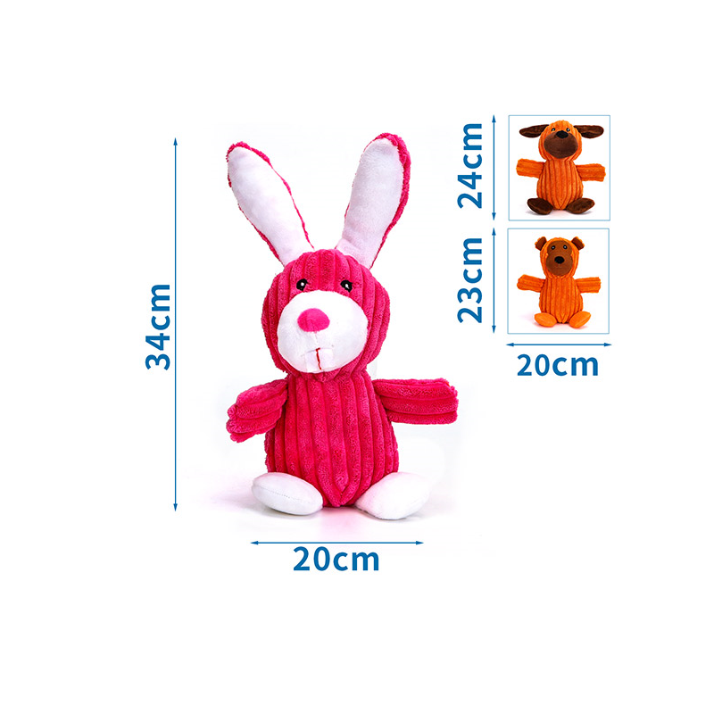 Nobleza pliušinis meškinas žaislas šunims