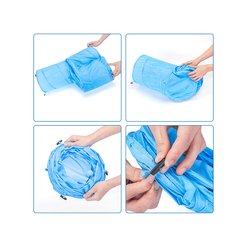 Nobleza tunelis su žaislais katėms, 80x30x25 cm