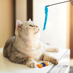 Nobleza tunelis su žaislais katėms, 80x30x25 cm