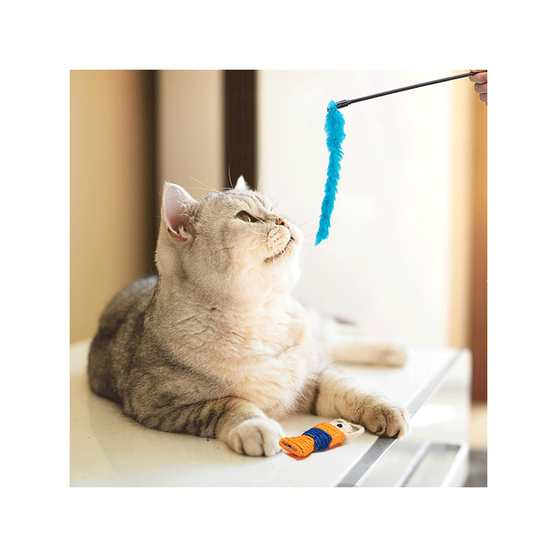 Nobleza tunelis su žaislais katėms, 80x30x25 cm