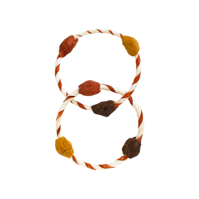 8in1 Flavours trigubo skonio žiedai skanėstai šunims, M/L, 120 g