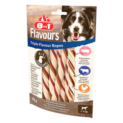 8in1 Flavours trigubo skonio lazdelės skanėstai šunims, 65 g