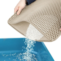 Happet smėlinis kraiko kilimėlis katėms, 55x75 cm