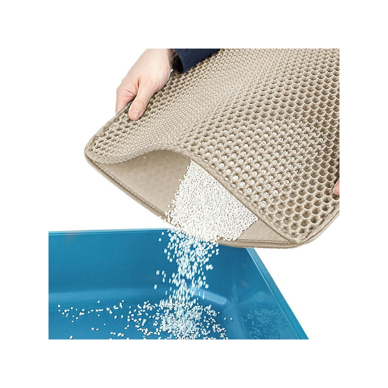 Happet smėlinis kraiko kilimėlis katėms, 55x75 cm