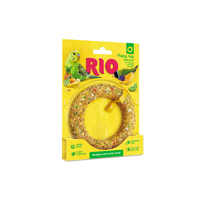 RIO Happy skanėstai banguotosioms papūgoms ir egzotiniams paukščiams, 80 g