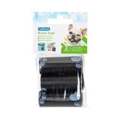 Nobleza juodi maišeliai šunų ekskrementams, 3 vnt.