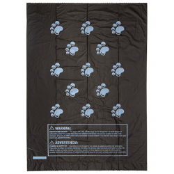 Nobleza juodi maišeliai šunų ekskrementams, 12 vnt.