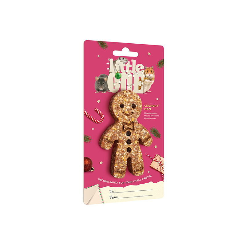 Little One Crunchy Man skanėstas graužikams, 45 g
