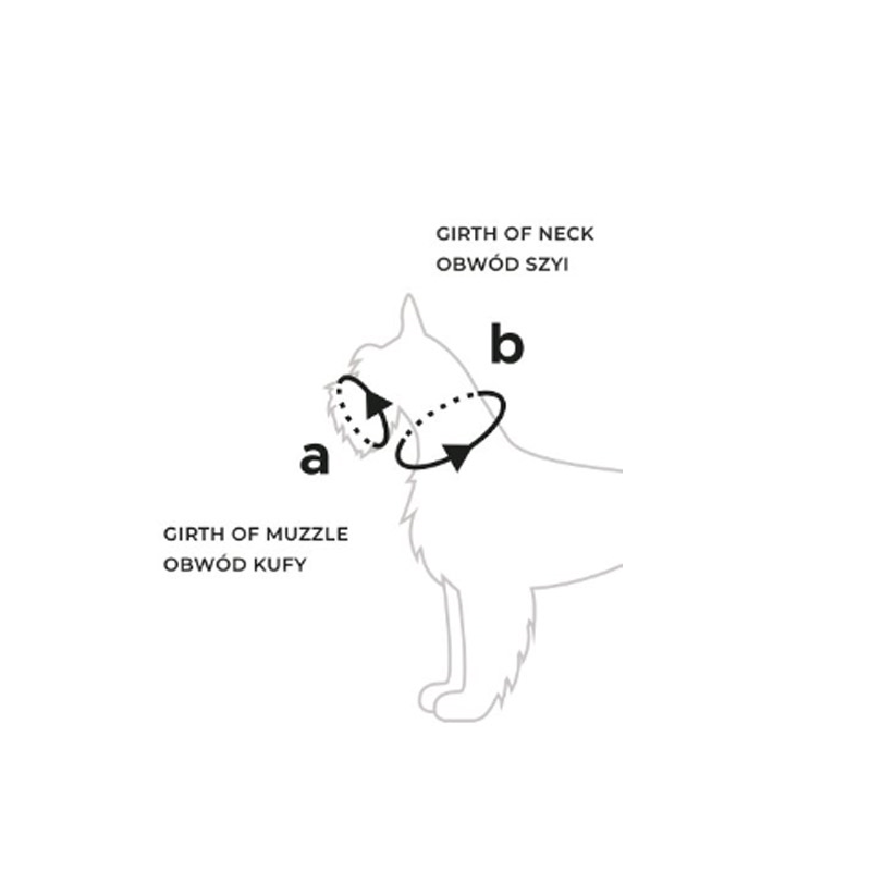 Amiplay Muzzle Air pilkas antsnukis šunims, M