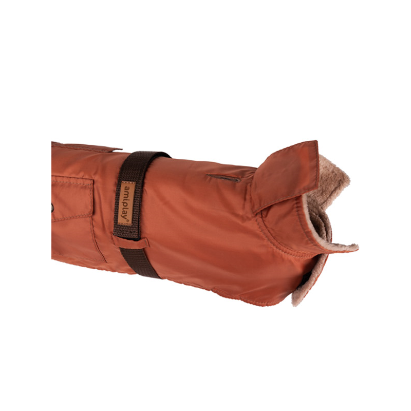 Amiplay Coat Bled oranžinis paltas šuniui, 32 cm