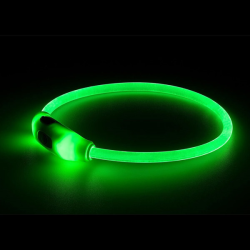 Happet šviečiantis antkaklis šunims, M, 55 cm