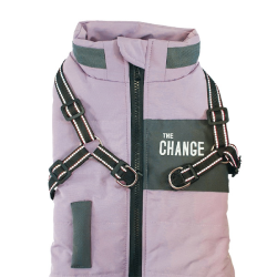 Nobby Change 2in1 violetinė striukė šuniui, 26 cm