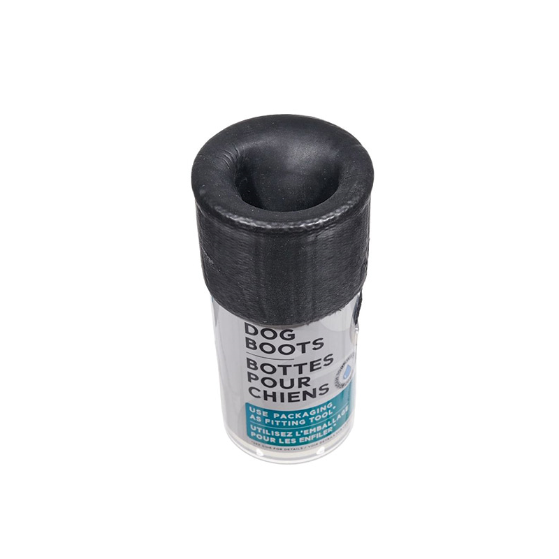 Goo-eez Lites juodi batai šunims, XL, 4 vnt.