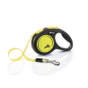 Flexi New Neon pavadėlis šunims, M, 5 m