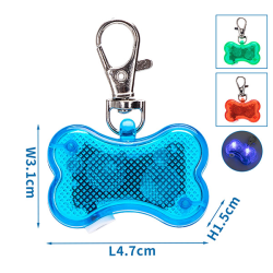 Nobleza LED šviečiantis pakabukas ant antkaklio šunims, 4,7x3,1 cm