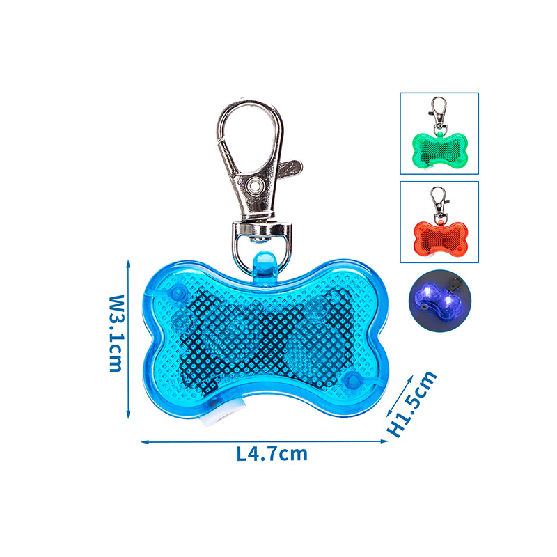 Nobleza LED šviečiantis pakabukas ant antkaklio šunims, 4,7x3,1 cm
