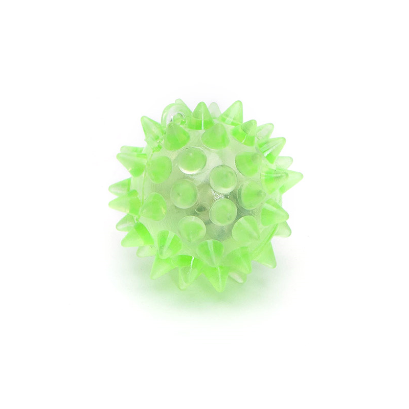 Nobleza šviečiantis, spygliuotas kamuoliukas šunims, 3,8 cm