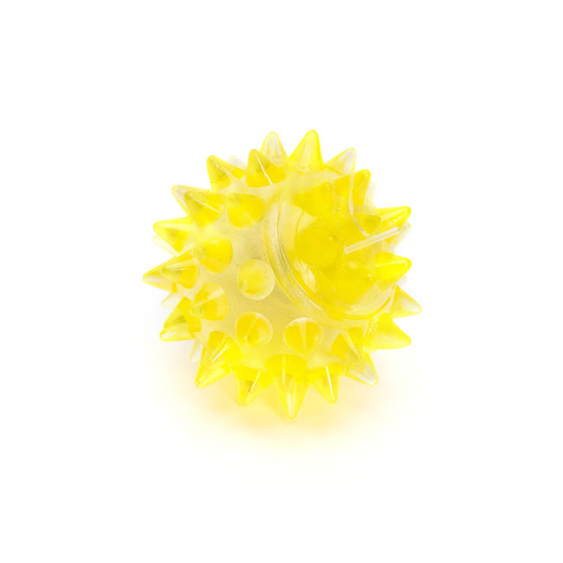 Nobleza šviečiantis, spygliuotas kamuoliukas šunims, 3,8 cm