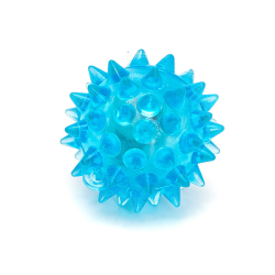 Nobleza šviečiantis, spygliuotas kamuoliukas šunims, 3,8 cm