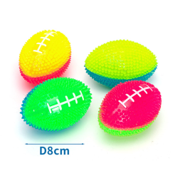 Nobleza šviečiantis, futbolo kamuoliukas šunims, 8 cm