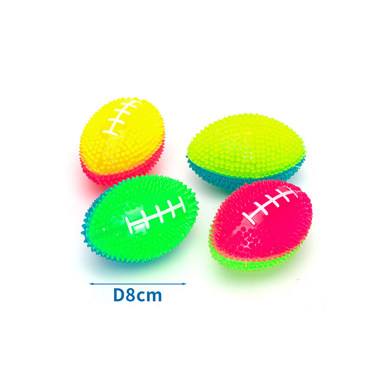 Nobleza šviečiantis, futbolo kamuoliukas šunims, 8 cm