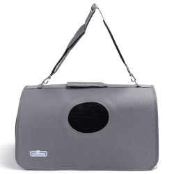 Nobleza pilkas kelioninis krepšys šunims ir katėms, 44x25x25 cm