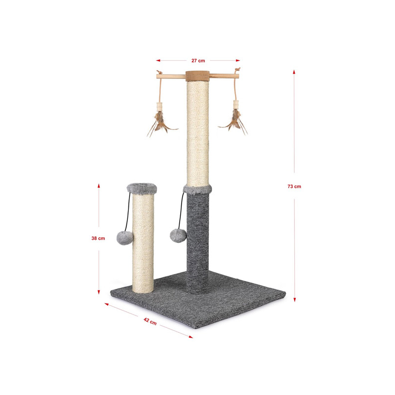Happet draskyklė katei, 73x42x42 cm