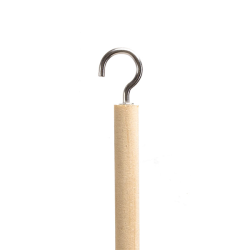 Nobleza medinės sūpynės su varpeliu žaislas paukščiams, 12,5x1,5x10,5 cm