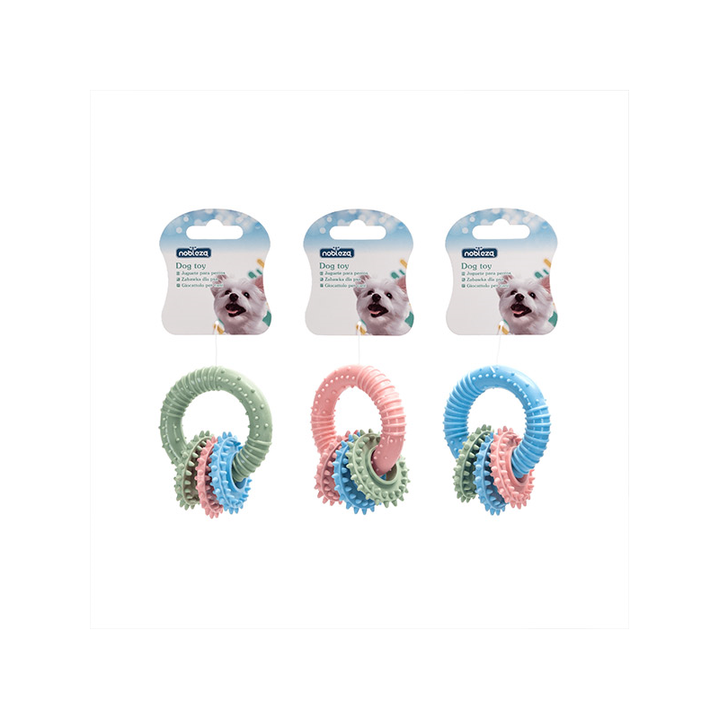Nobleza guminis žaislas šunims, 9x8 cm