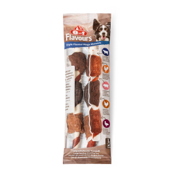 8in1 Flavours Mega Skewers trigubo skonio skanėstas šunims, 160 g