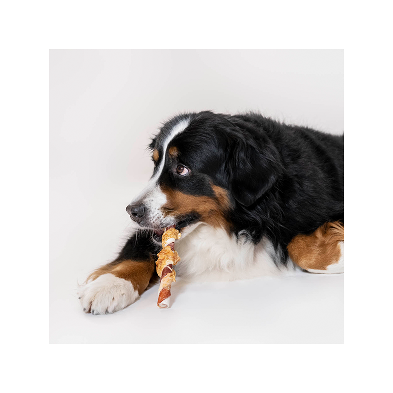 8in1 Flavours Mega Twisted Sticks trigubo skonio skanėstas šunims, 140 g