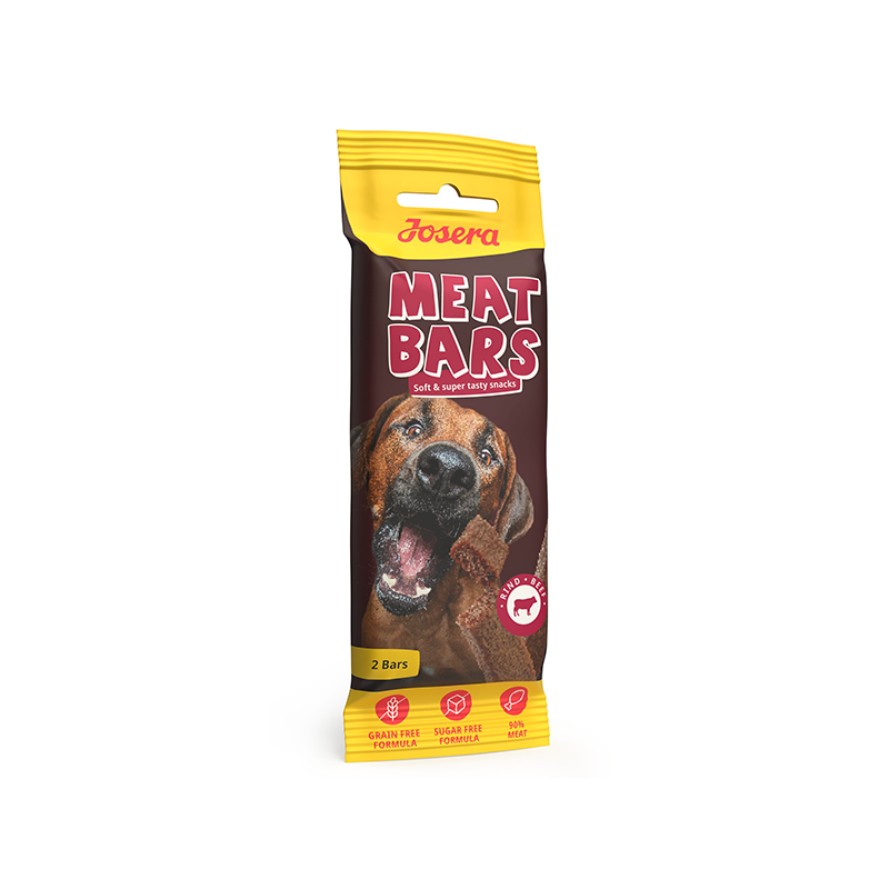Josera Meat Bars Beef jautienos skanėstai šunims, 40 g