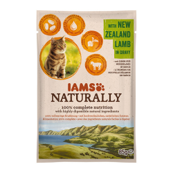 IAMS Naturally konservai su ėriena katėms, 85 g