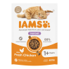 IAMS Hairball Control sausas maistas katėms su vištiena, 800 g
