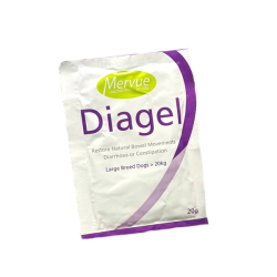 Mervue Diagel papildas nuo viduriavimo didelių veislių šunims, 20 g, 1 vnt.